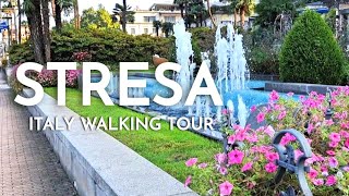 Walking Tour In Stresa Italy  Gardens In Italy  Lake Stresa [upl. by Lorrin]