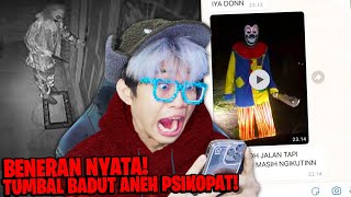 SEREM BANGET DI TERROR HANTU BADUT PSIKOPAT NYATA CHAT HISTORY HORROR INDONESIA [upl. by Madian814]