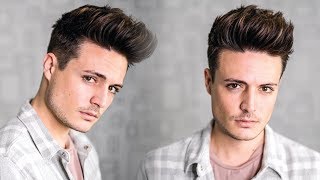 Super Easy Texture Quiff Hairstyle Tutorial 2018  Mens New Year New Hair  BluMaan 2018 [upl. by Sukcirdor]