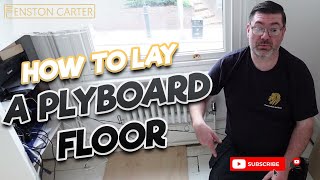 How to lay a plyboard floor a stable plywood underfloor for LVT lino marmoleum vinyl or tiles [upl. by Russon]