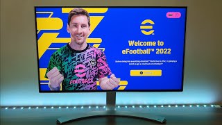 Efootball PES 2022 Gameplay on PS4 Slim [upl. by Yunfei]