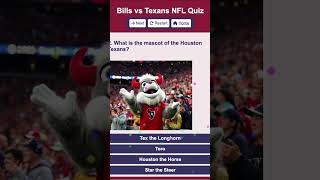 Bills vs Texans NFL Quiz shorts  nfl playoff schedule ytshorts football usa boxing [upl. by Lacefield]