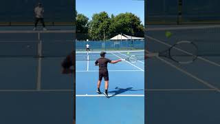 Nice placement on that last forehand shorts tennis [upl. by Shields117]