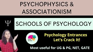 Psychophysics amp Associationism Schools of Psychology Psychology Entrances Mind Review [upl. by Allanson]