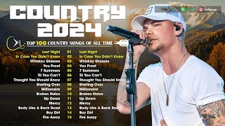 Country Music Playlist 2024  Chris Stapleton Morgan Wallen Blake Shelton Brett Young Luke Bryan [upl. by Ayres7]