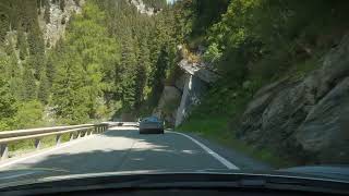 Down the beautiful Maloja Pass in a 981 Spyder [upl. by Cheney]