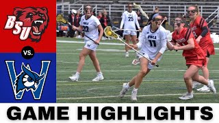 Westfield State Womens Lacrosse vs Bridgewater State  HIGHLIGHTS  4624 [upl. by Ocsisnarf]