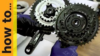 How To Replace Your Crankset  Halfords UK [upl. by Llemhar]