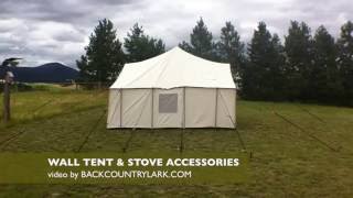 Canvas Tent Accessories [upl. by Leonelle]