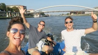 BOATING DOWN THE VISTULA Krakow Poland [upl. by Francesco]