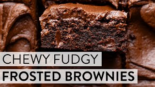 Chewy Fudgy Frosted Brownies  Sallys Baking Recipes [upl. by Telracs616]