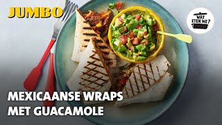 Wat eten we Mexicaanse wraps met guacamole [upl. by Seidel]