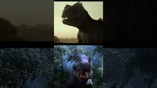 T Rex amp Indominus Rex VS Spinosaurus amp Giganotosaurus [upl. by Dorran752]