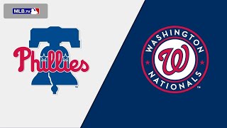 Philadelphia Phillies VS Washington Nationals MLB live PLAY BY PLAY scoreboard 92824 [upl. by Daniell]