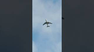 E3 sentry flying over head mildenhall aviation usaf military E3 planespotting [upl. by Amadas]