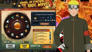 Naruto Online  How to get Jackpot in Wheel of Fortune 2024 [upl. by Peti]