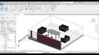 Revit Architecture  Unit 514 Managing Revit Furniture [upl. by Claudette]