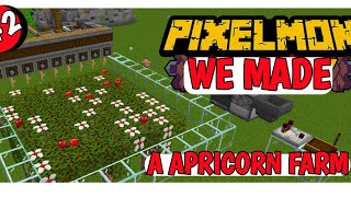 WE MADE A APRICORN FARM IN OUR PIXELMON WORLD PART2 [upl. by Milurd]