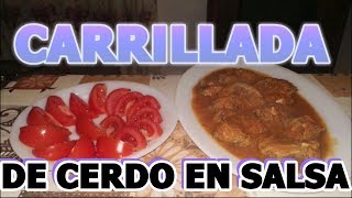 CARRILLADA DE CERDO EN SALSA [upl. by Aidua]