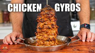 Homemade Chicken Gyros Meat Tower [upl. by Selima710]