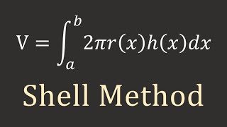 Calculus II Volumes of Revolution Shell method [upl. by Grizelda]