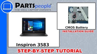 Dell Inspiron 153583 P75F106 CMOS Battery HowTo Video Tutorial [upl. by Etaner133]