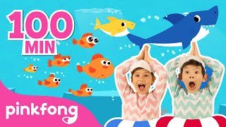 Six Little Fish  More  Baby Shark and More Kids Songs  Pinkfong Baby Shark [upl. by Yrogiarc]