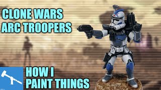 5555 Painting ARC Troopers for Star Wars Legion How I Paint Things [upl. by Llirrehs]