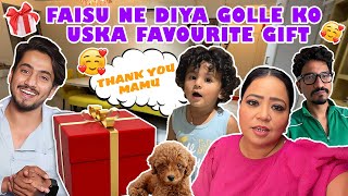 MrFaisu Ne Diya Golle Ko Uska Favourite Gift 🎁💝🤗  Bharti Singh  Haarsh Limbachiyaa  Golla [upl. by Dewhurst]