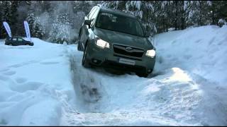 2013 Subaru Forester Winter Off Road Test XMODE [upl. by Aieka]