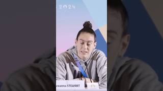 Breanna Stewart on moms in the Olympics [upl. by Aivilys]