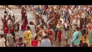 Grand Entry  Winter Wacipi Celebration 2024 [upl. by Ednutabab]