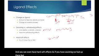 Reduction Potential Ligand amp Environmental Effects [upl. by Ticon]