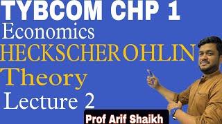 TYBCOM CHP 1 SEM 6 INTERNATIONAL TRADE THEORIES HECKSCHER OHLIN THEORY [upl. by Ohl]