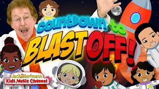 Countdown to Blast Off  Fun Counting Forward and Back Song for Kids  Jack Hartmann [upl. by Buyse534]