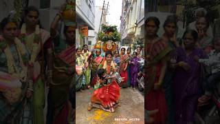 Rakesh Bonam Anna at Yellamma Bonalu 2024 – Hyderabad Festival Celebration Shorts [upl. by Rother275]