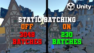 Static Batching Explained Free Powerful Draw Call Optimization  Unity Tutorial [upl. by Ellimac]