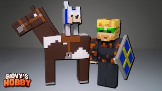 Polymer clay Minecraft PewDiePie  Joergen Horse  Sven Dog [upl. by Eamon377]