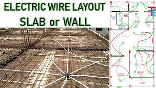 How to Electrical wire Layout for Small House  Working Drawing Part 2 [upl. by Ydnim]