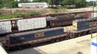 CSX Atlanta  Tilford Yard 6162012 [upl. by Otrebcire455]