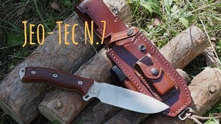 JeoTec N°7  Coltello Bushcraft  Test amp Review  ESCLUSIVA [upl. by Bethel]