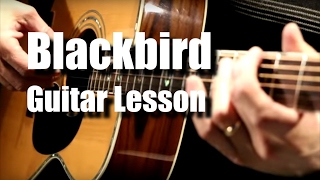 Blackbird Guitar Lesson [upl. by Llenol]