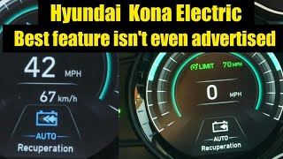 Kona EV  best feature is a hidden gem Smart recuperation [upl. by Ruyam]