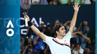 Roger Federer v Marin Čilić match highlights F  Australian Open 2018 [upl. by Jephthah910]