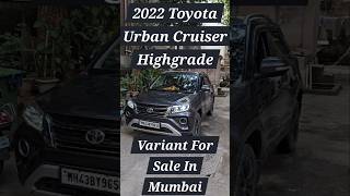 2022 Toyota urban cruiser highgrade manual petrol for sale in Matunga west mumbai shorts [upl. by Jews]