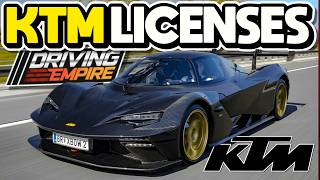 Driving Empire BOUGHT OFFICIAL KTM LICENSES 3 NEW CARS SOON Official TEASER [upl. by Ardeha]