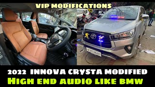 2022 INNOVA CRYSTA MODIFIED WITH HIGHEND AUDIO amp MANY VIP MODIFICATIONS [upl. by Milburn849]