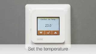 NGTouch Underfloor Heating Thermostat Comfort Mode [upl. by Airdnax]