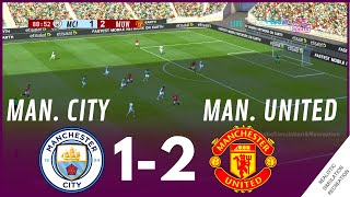 Manchester City 12 Manchester United  FINAL  Fa Cup 2024  Match Highlights Video Game Simulation [upl. by Connie753]