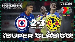 HIGHLIGHTS  Cruz Azul 23 América  AP2023J7  Liga Mx  TUDN [upl. by Pedrotti]